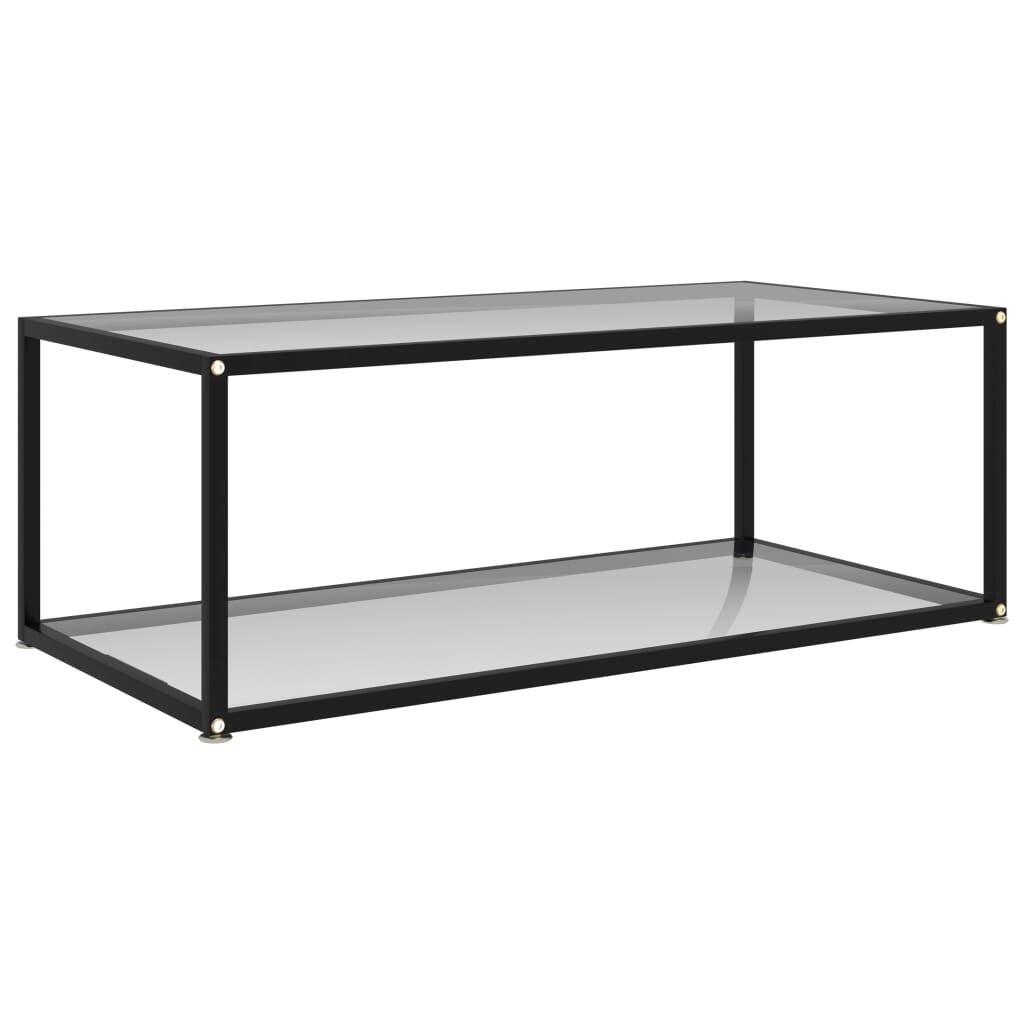 Salontafel Glas 100x50 cm - 35% Korting! Zo Goed Als Nieuw