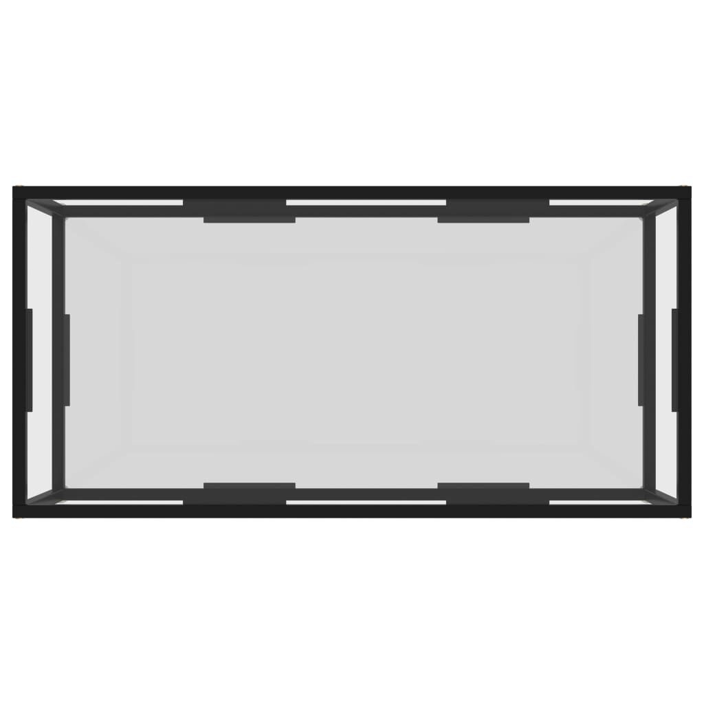 Salontafel Glas 100x50 cm - 35% Korting! Zo Goed Als Nieuw