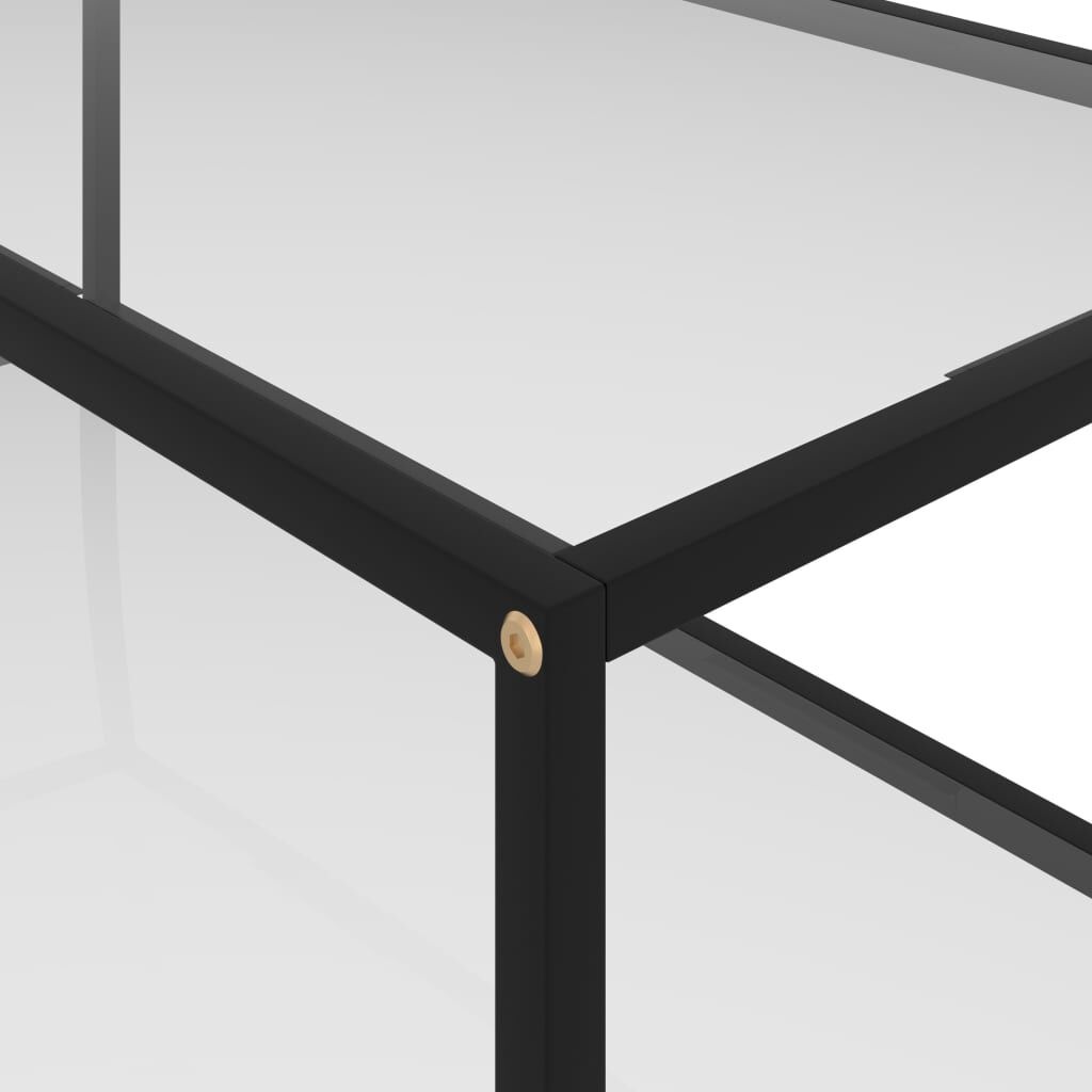 Salontafel Glas 100x50 cm - 35% Korting! Zo Goed Als Nieuw
