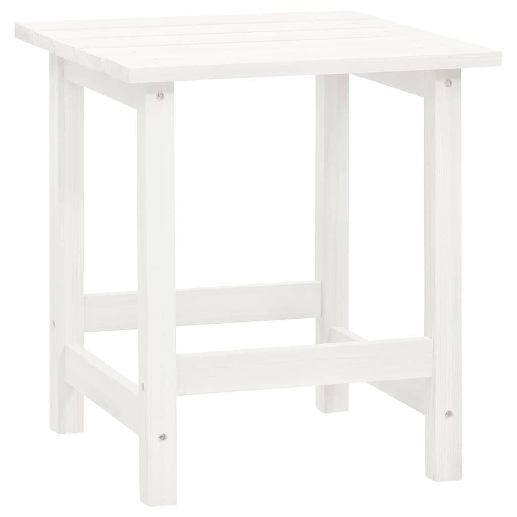 Adirondack Tuinstoel + Tafel Vurenhout Wit -35% Korting!