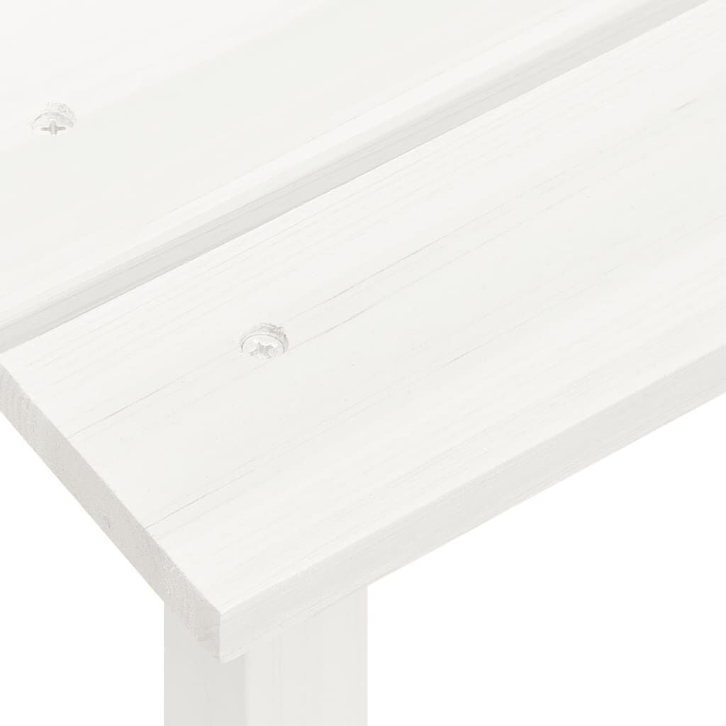 Adirondack Tuinstoel + Tafel Vurenhout Wit -35% Korting!