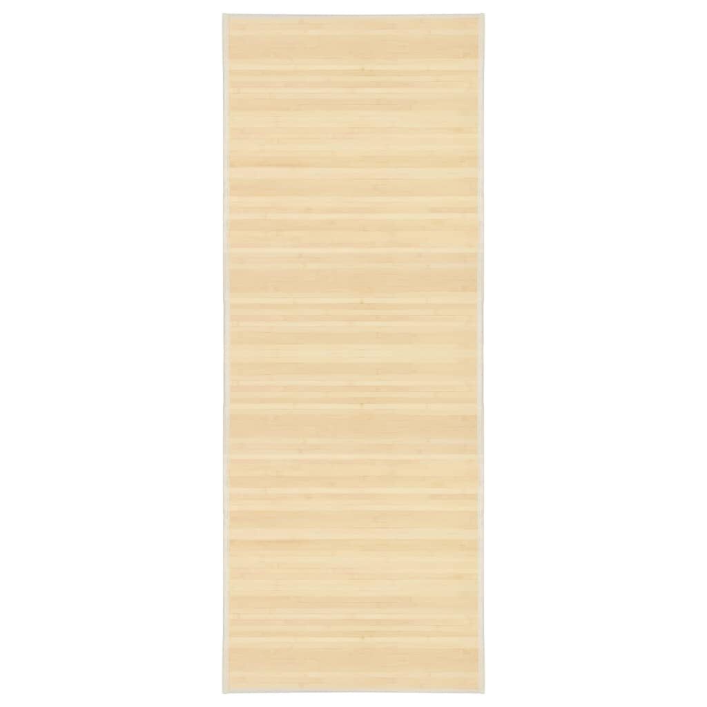 vidaXL Bamboe Tapijt 80x200cm - Natuurlijk & Antislip - 35% Korting!