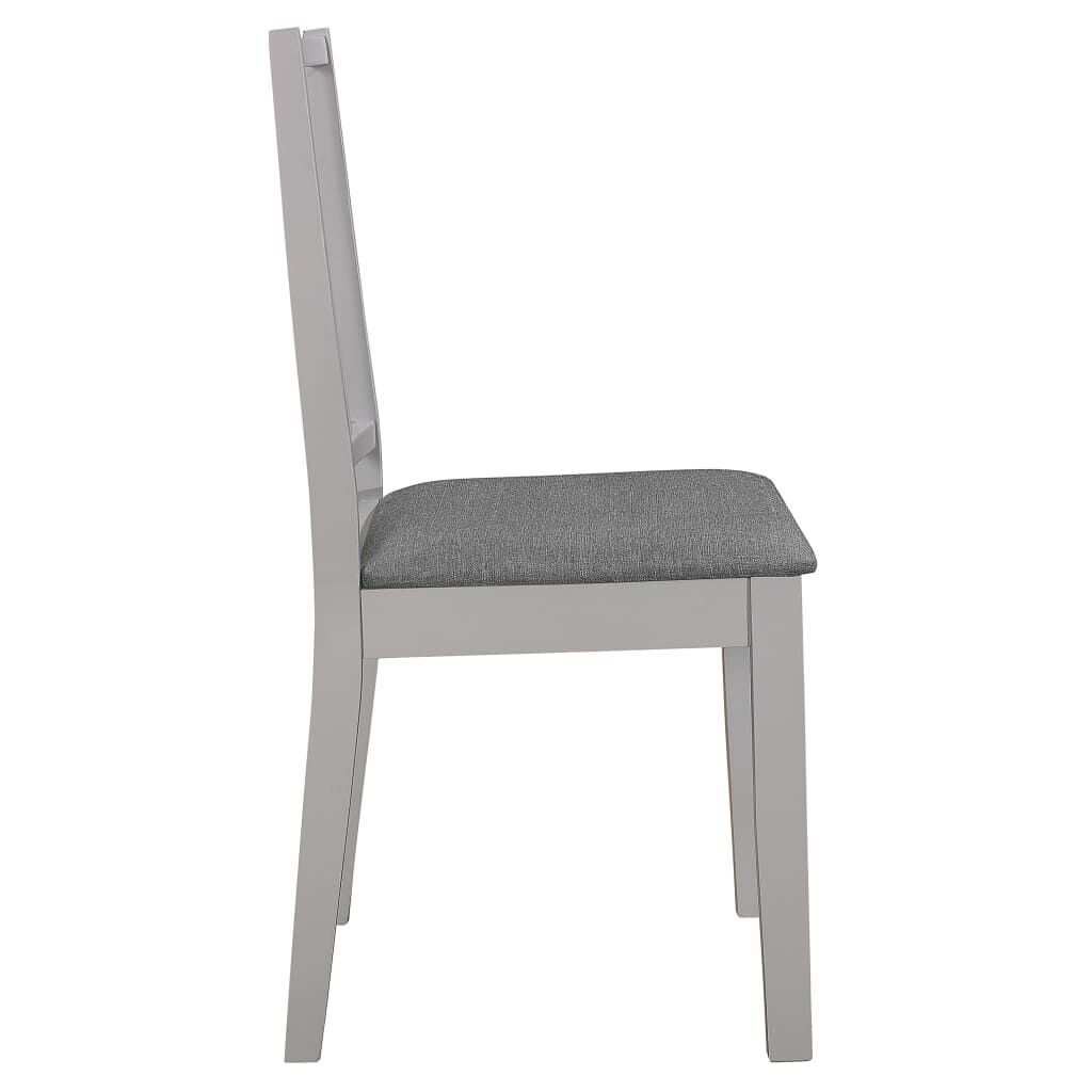 vidaXL Eetkamerstoelen (4 st) Grijs Hout -35% Korting!
