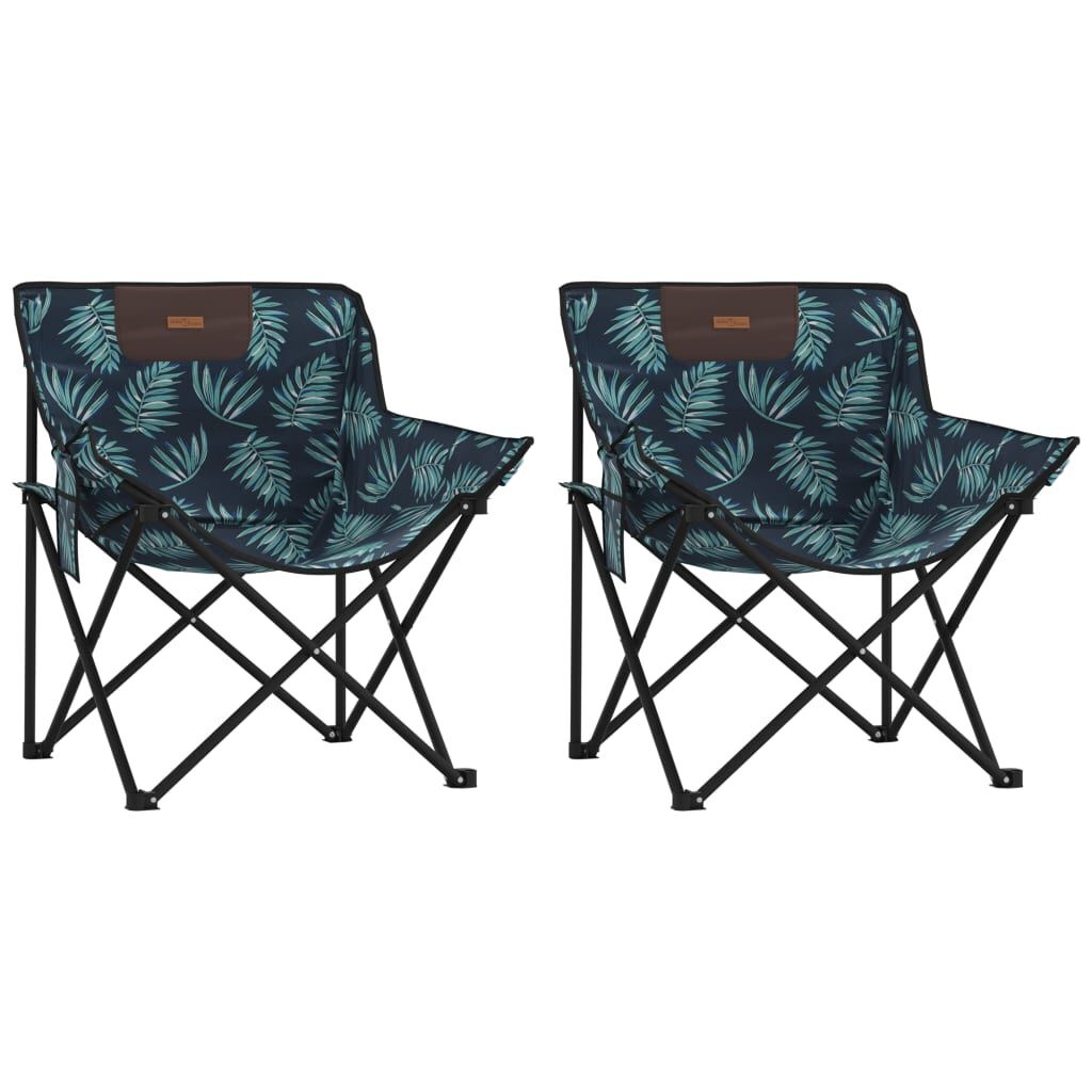 VidaXL Campingstoelen (2 st) Bladprint - 35% Korting!