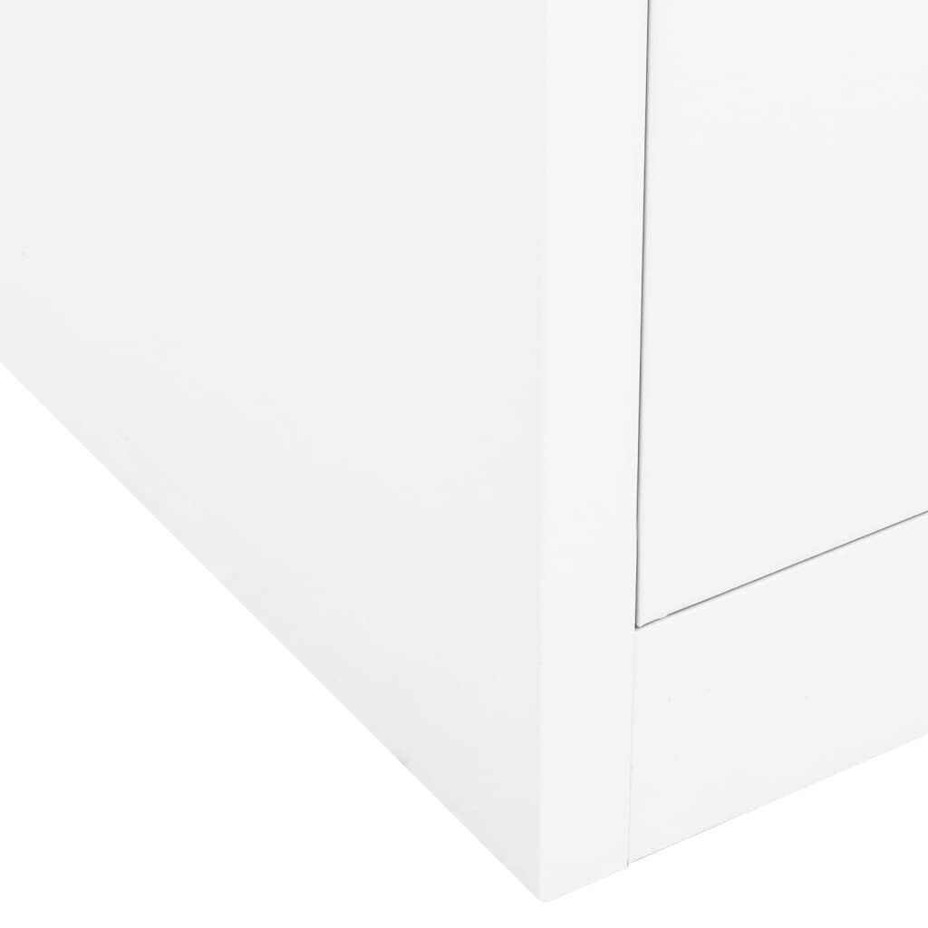 vidaXL Kantoorkast Wit 90x40x102cm - 50% Korting! Deukjes