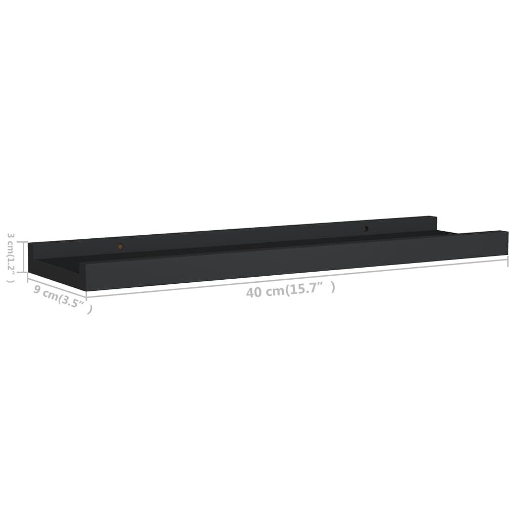 vidaXL Fotoplanken Zwart (2 st) - 35% Korting! - Retourdeal