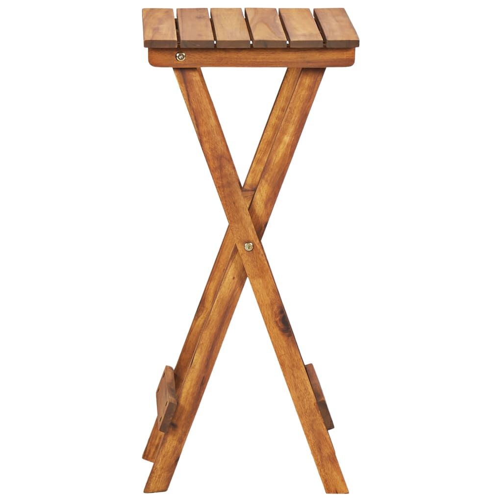 vidaXL Plantenstandaard Acaciahout 30x30x67cm - 35% Korting!