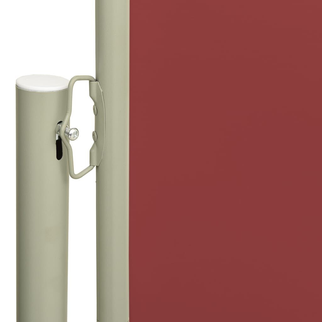 VidaXL Uittrekbaar Tuinscherm 140x600 cm Rood - 35% Korting!