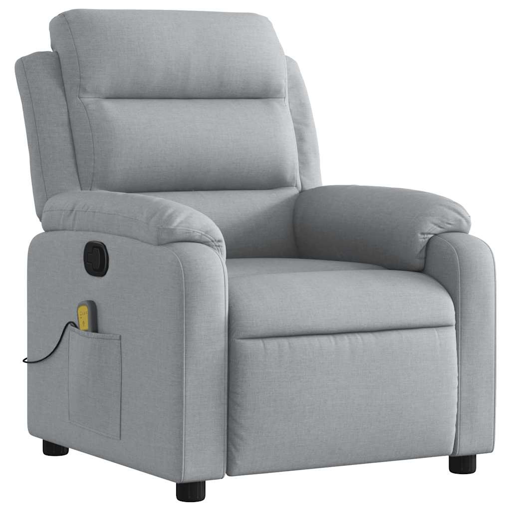 vidaXL Massagestoel Lichtgrijs - 53% Korting!
