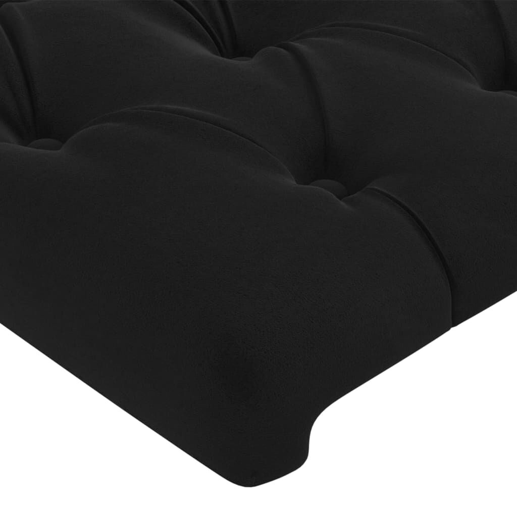 VidaXL Hoofdborden (2x) 80cm Zwart Fluweel - 60% Korting!