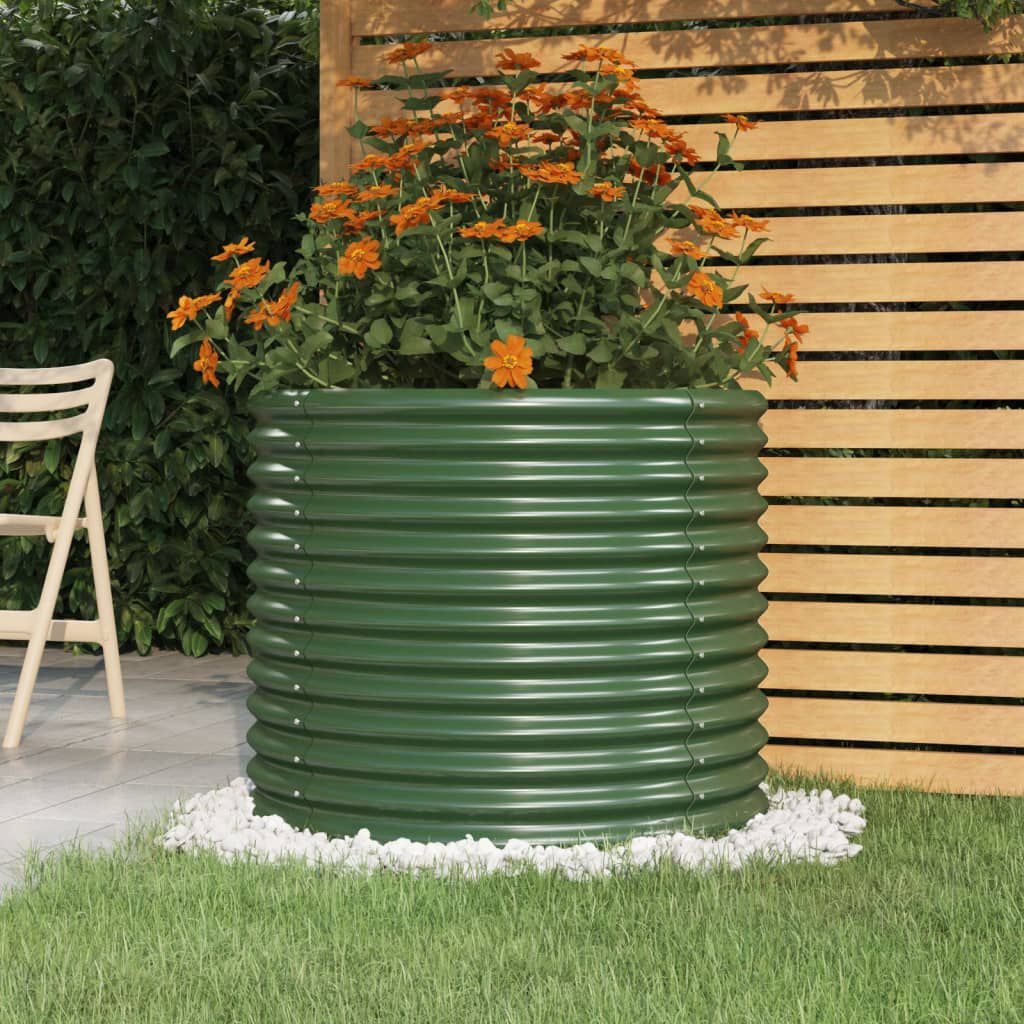 vidaXL Plantenbak Groen 80x80cm - 35% Korting!