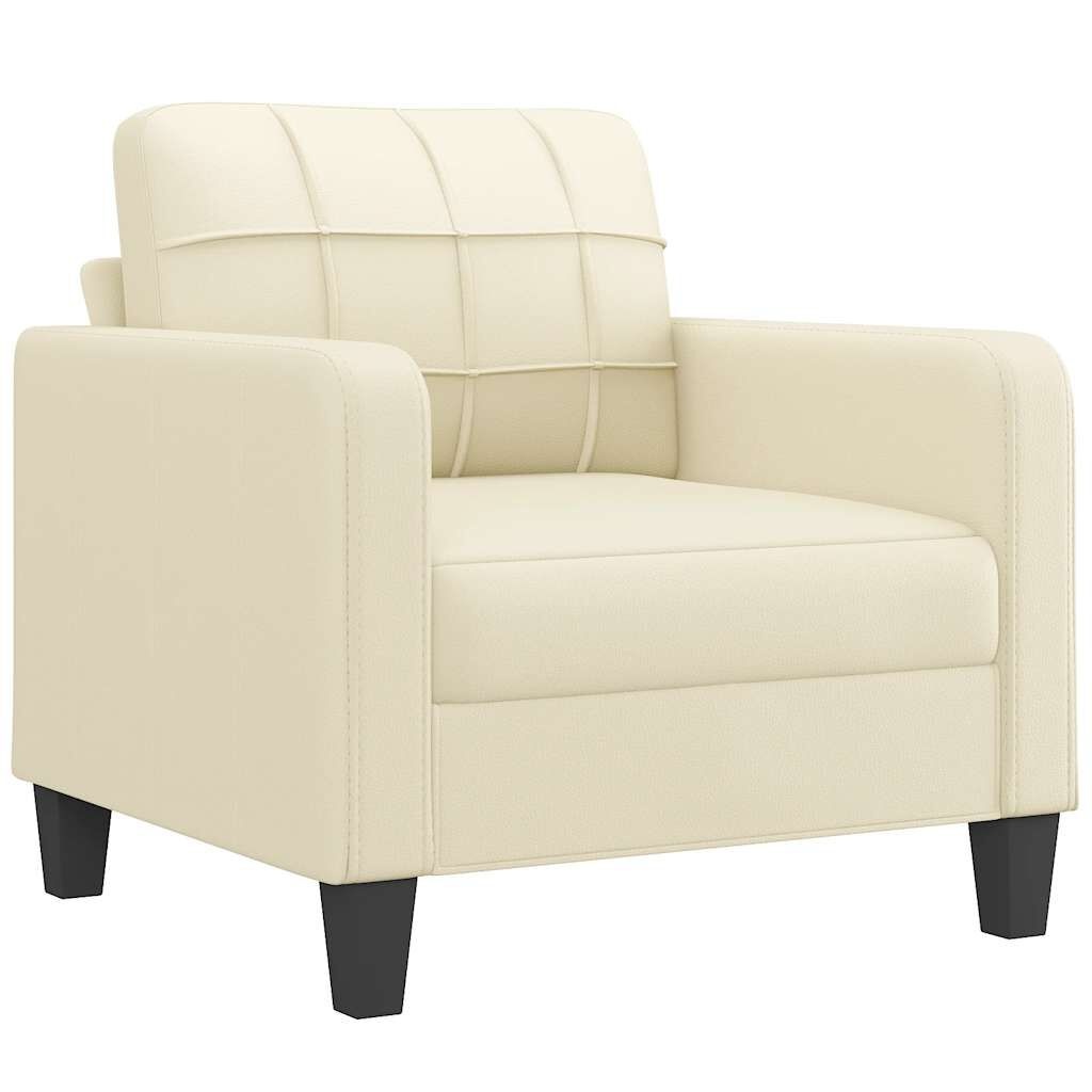 vidaXL Crème Fauteuil - Scheur - 55% Korting!
