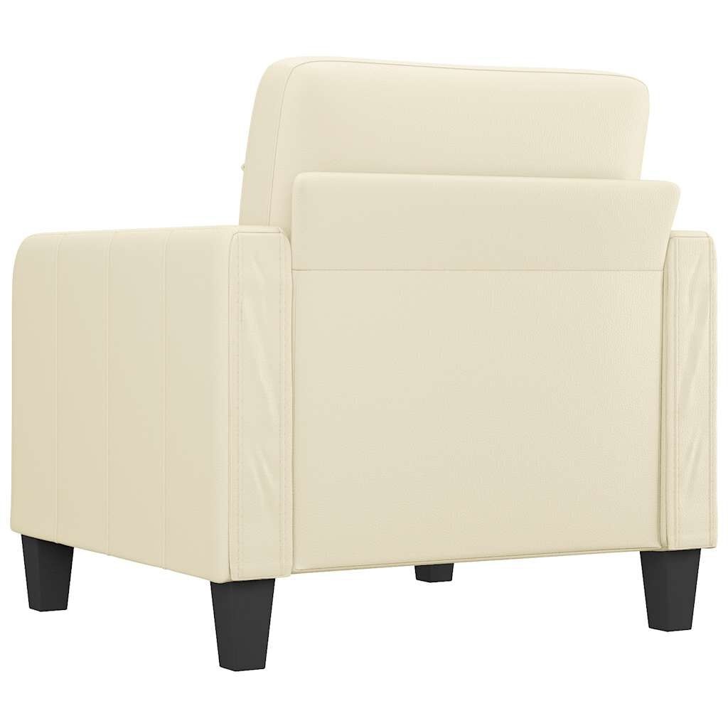 vidaXL Crème Fauteuil - Scheur - 55% Korting!