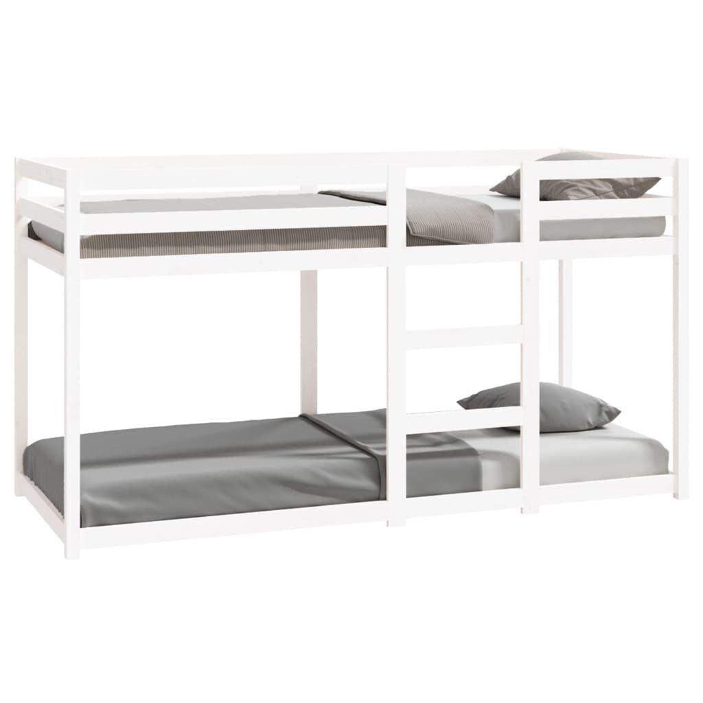 Stapelbed 80x200 Wit Grenen - 45% Korting! (Beschadigd Label)