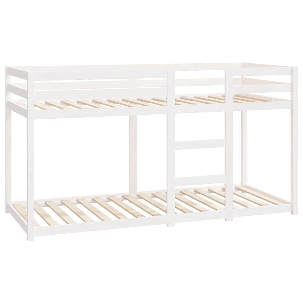 Stapelbed 80x200 Wit Grenen - 45% Korting! (Beschadigd Label)