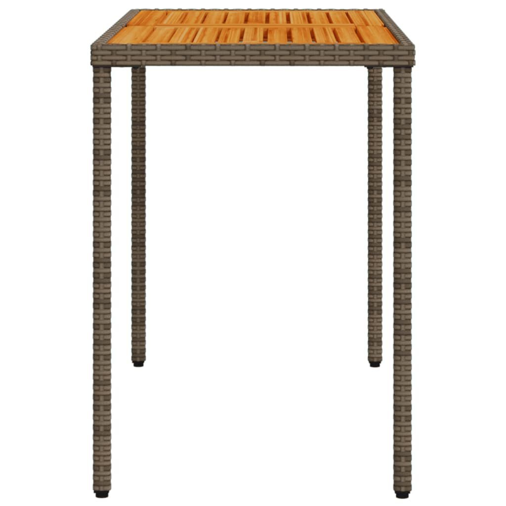 vidaXL Tuintafel Acaciahout Grijs - 35% Korting!