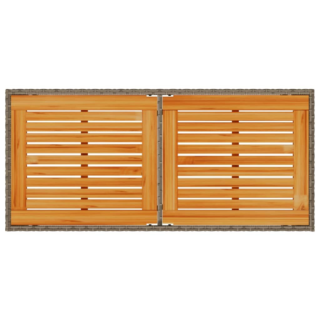 vidaXL Tuintafel Acaciahout Grijs - 35% Korting!