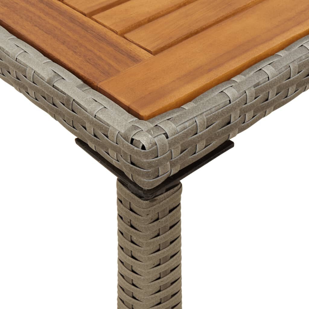 vidaXL Tuintafel Acaciahout Grijs - 35% Korting!