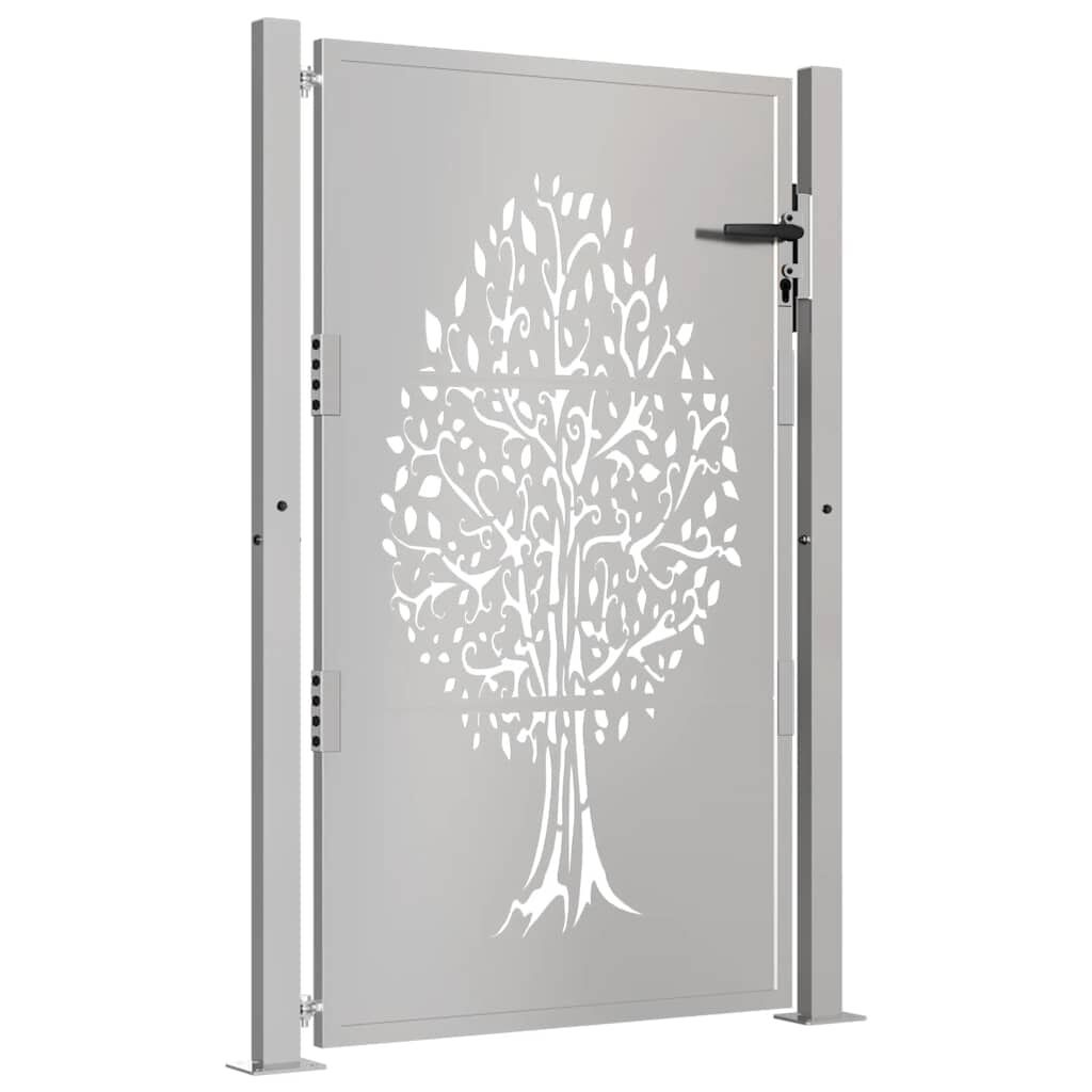 vidaXL Poort Cortenstaal Boomdesign 105x155cm - 50% Korting!