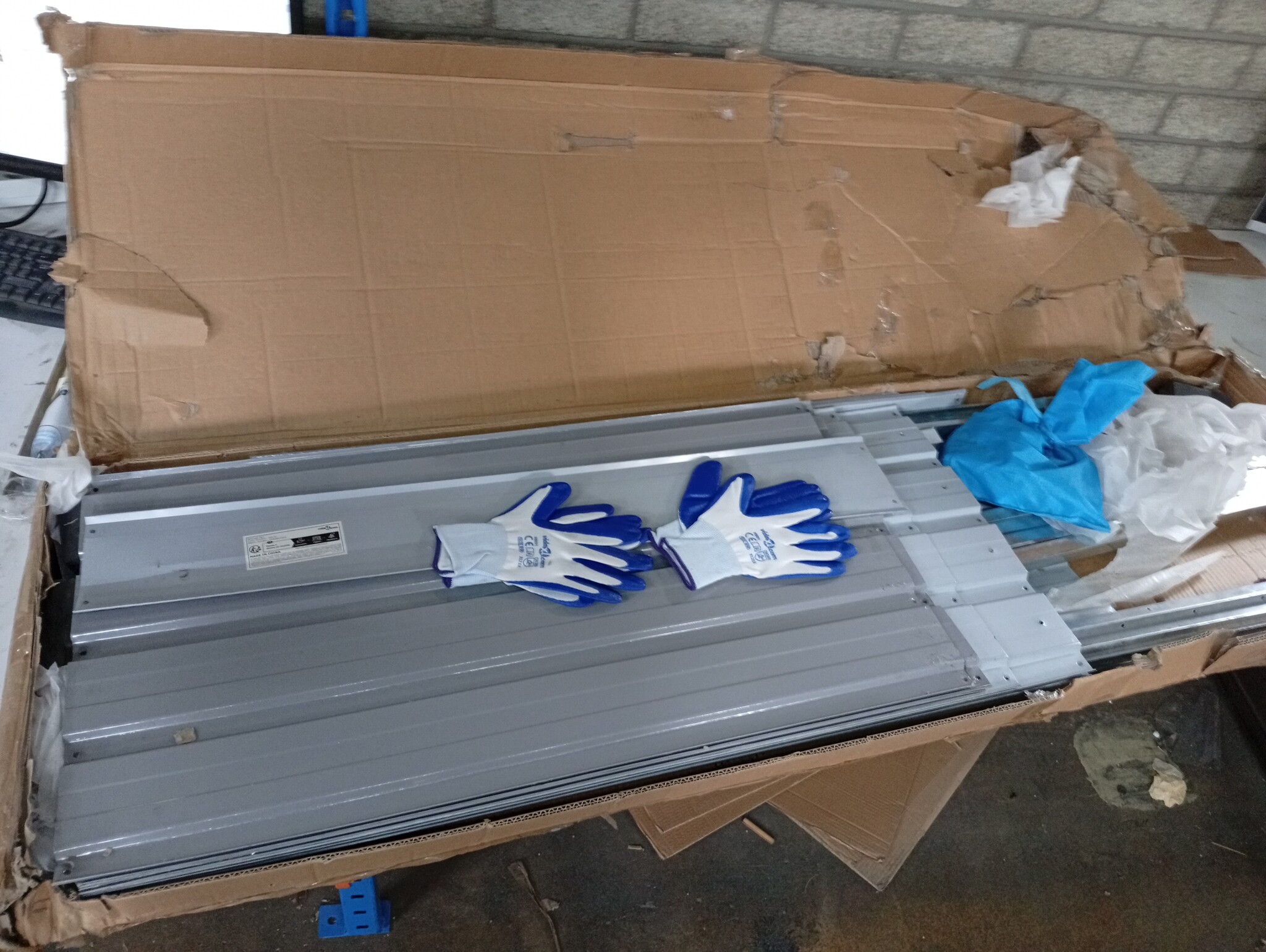 vidaXL Tuinbox Grijs 171cm - 45% Korting!
