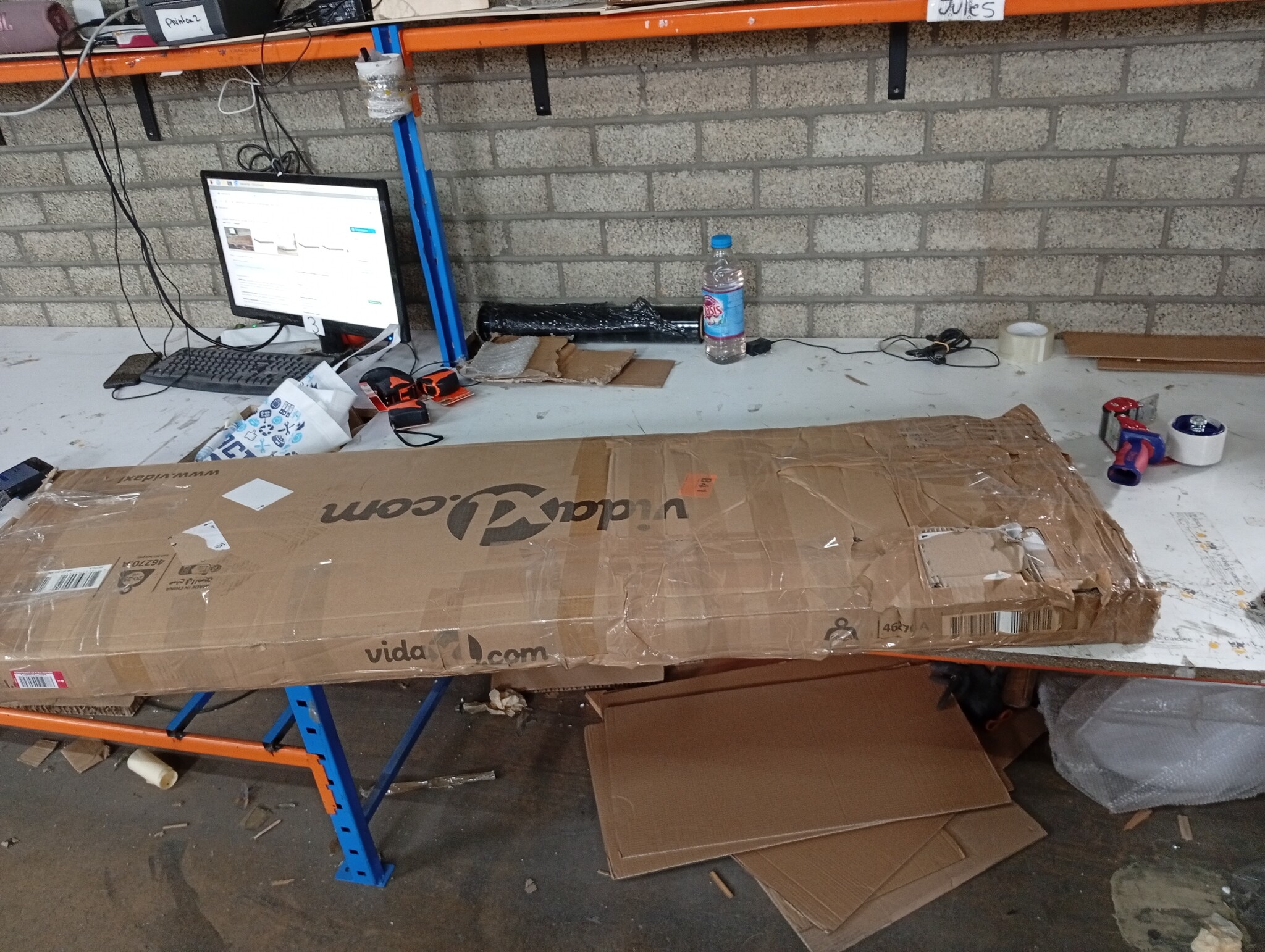 vidaXL Tuinbox Grijs 171cm - 45% Korting!