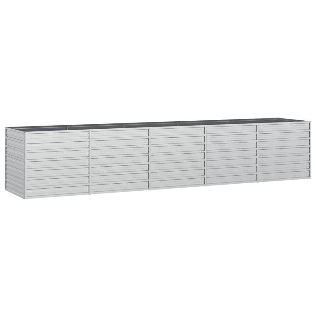 VidaXL Verhoogde Plantenbak 400cm Gegalvaniseerd -55%