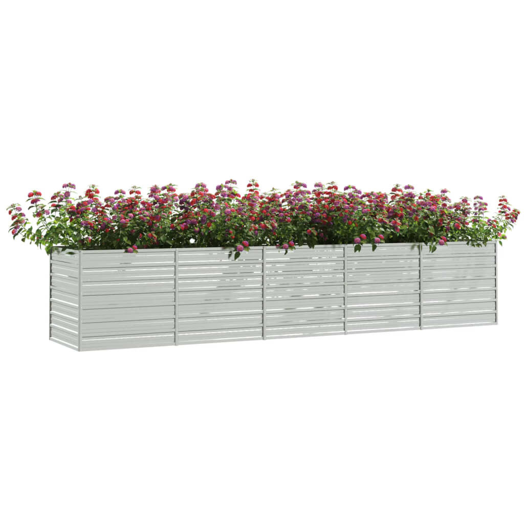 VidaXL Verhoogde Plantenbak 400cm Gegalvaniseerd -55%