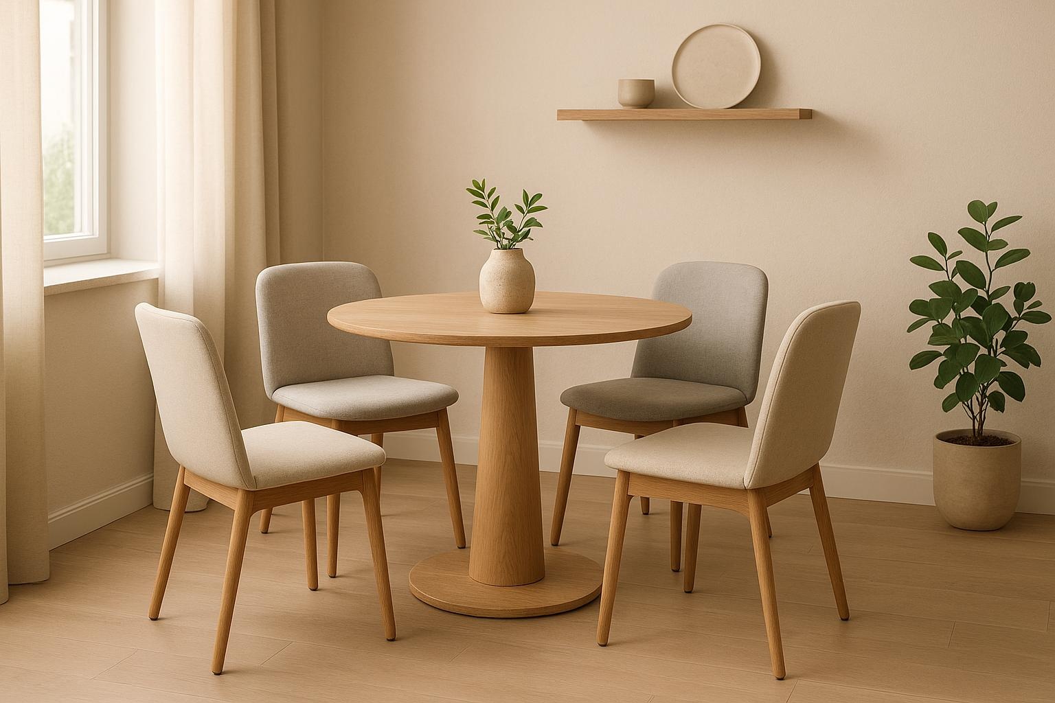 Beste eetkamerstoelen voor kleine ruimtes: compact, stijlvol & licht