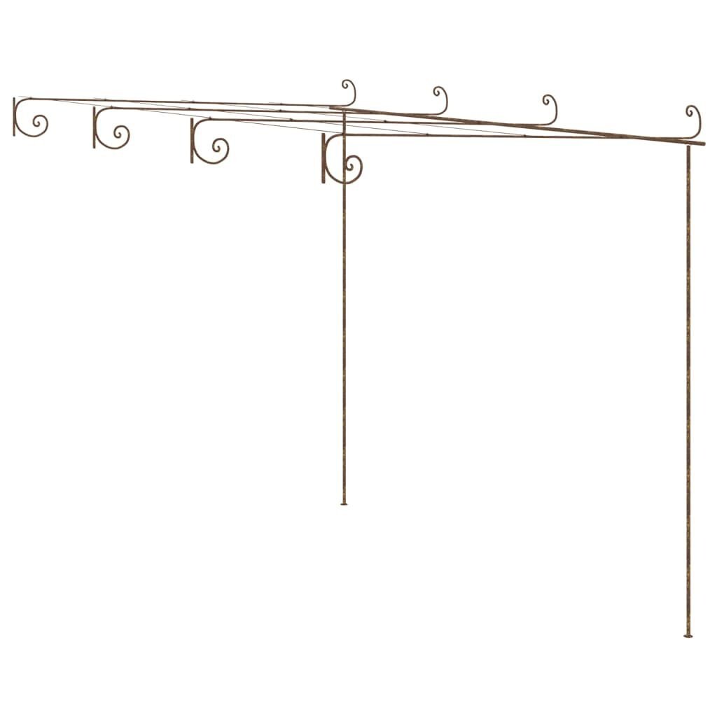 vidaXL Tuinpergola 4x3m Antiekbruin - 35% Korting!