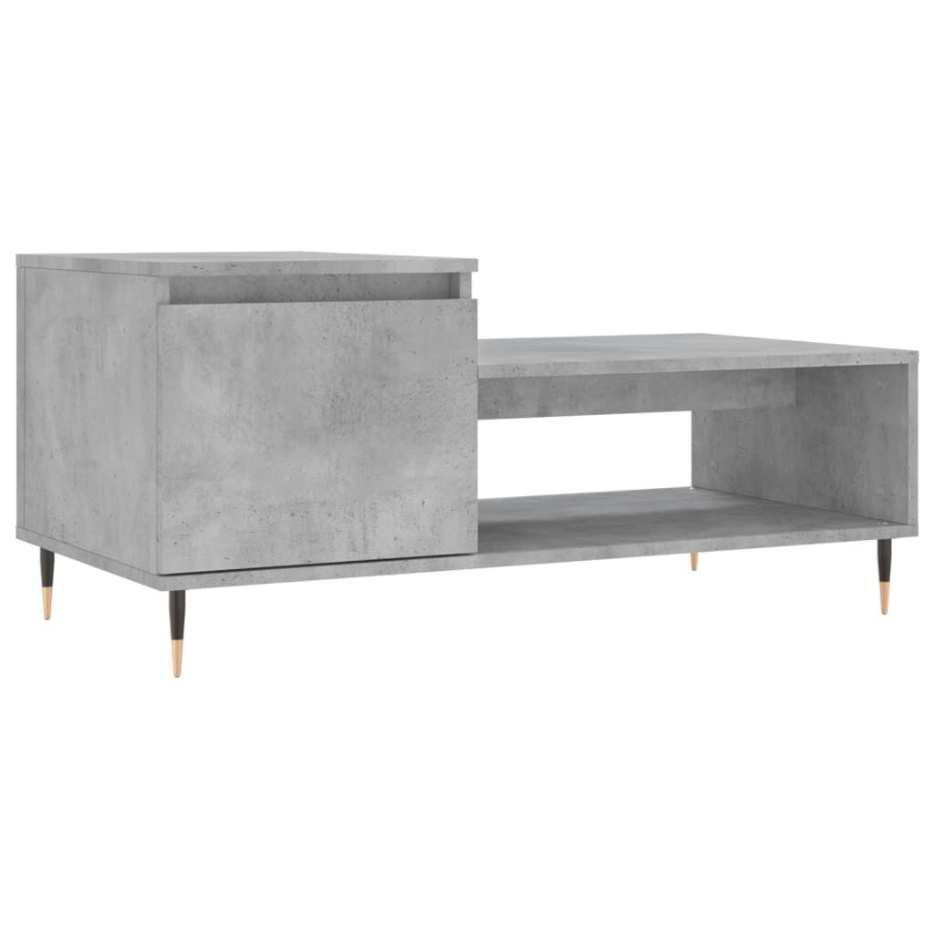 Salontafel Beton Grijs 100x50 - Topdeal! 35% Korting