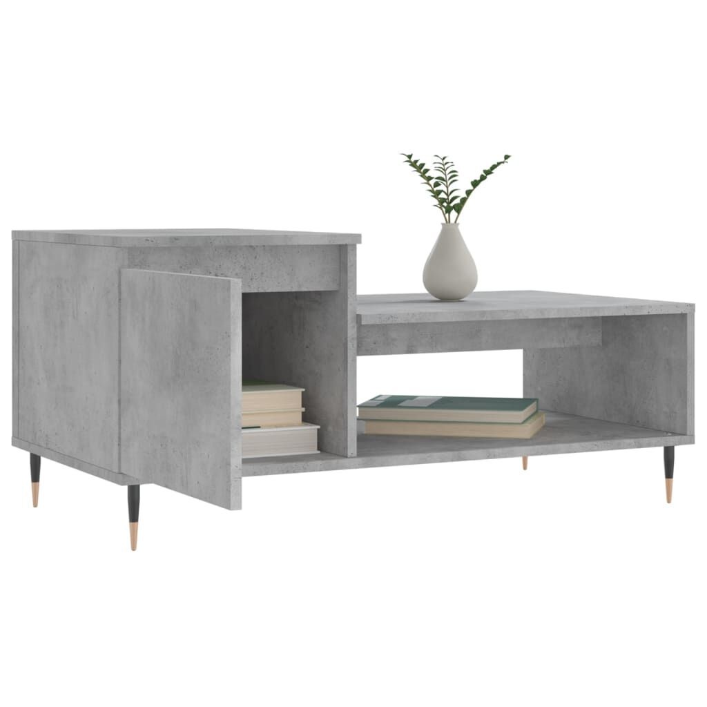 Salontafel Beton Grijs 100x50 - Topdeal! 35% Korting