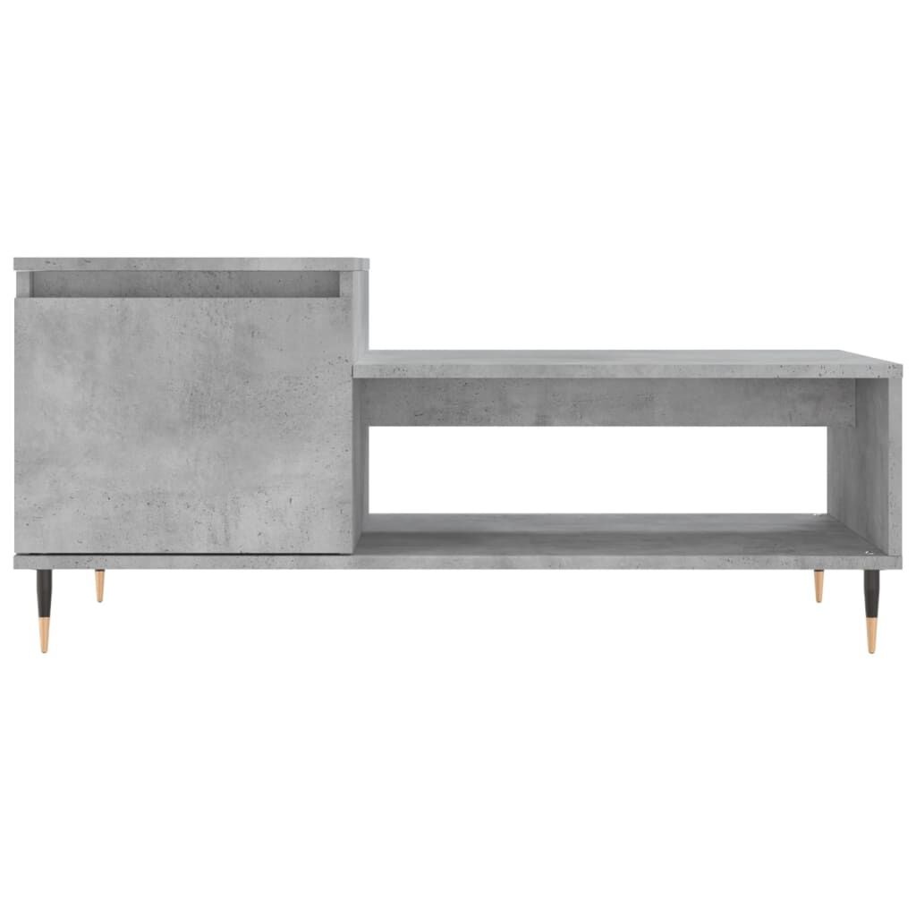 Salontafel Beton Grijs 100x50 - Topdeal! 35% Korting