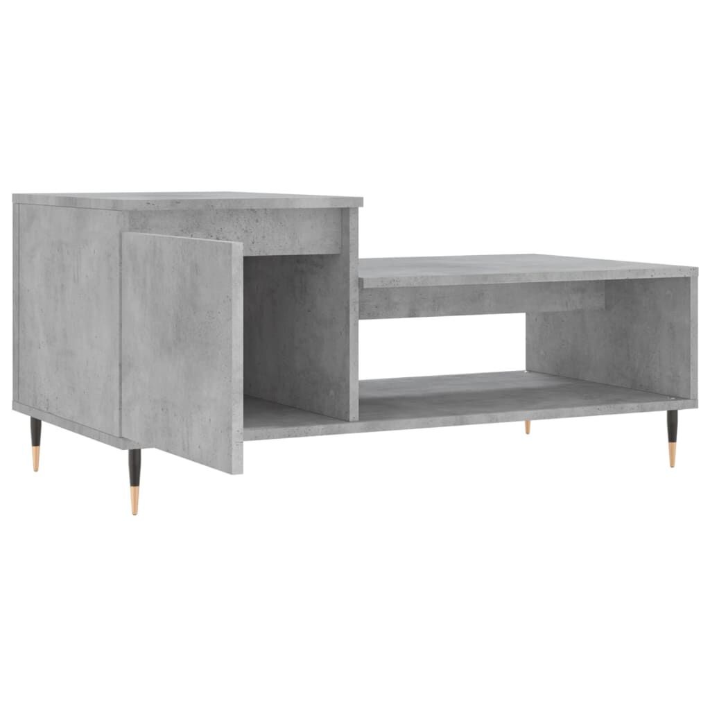 Salontafel Beton Grijs 100x50 - Topdeal! 35% Korting