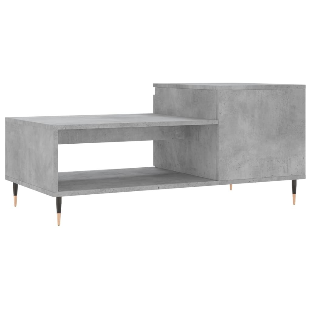 Salontafel Beton Grijs 100x50 - Topdeal! 35% Korting