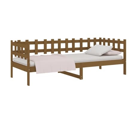 Slaapbank Grenen 90x190 Honingbruin - 60% Korting!