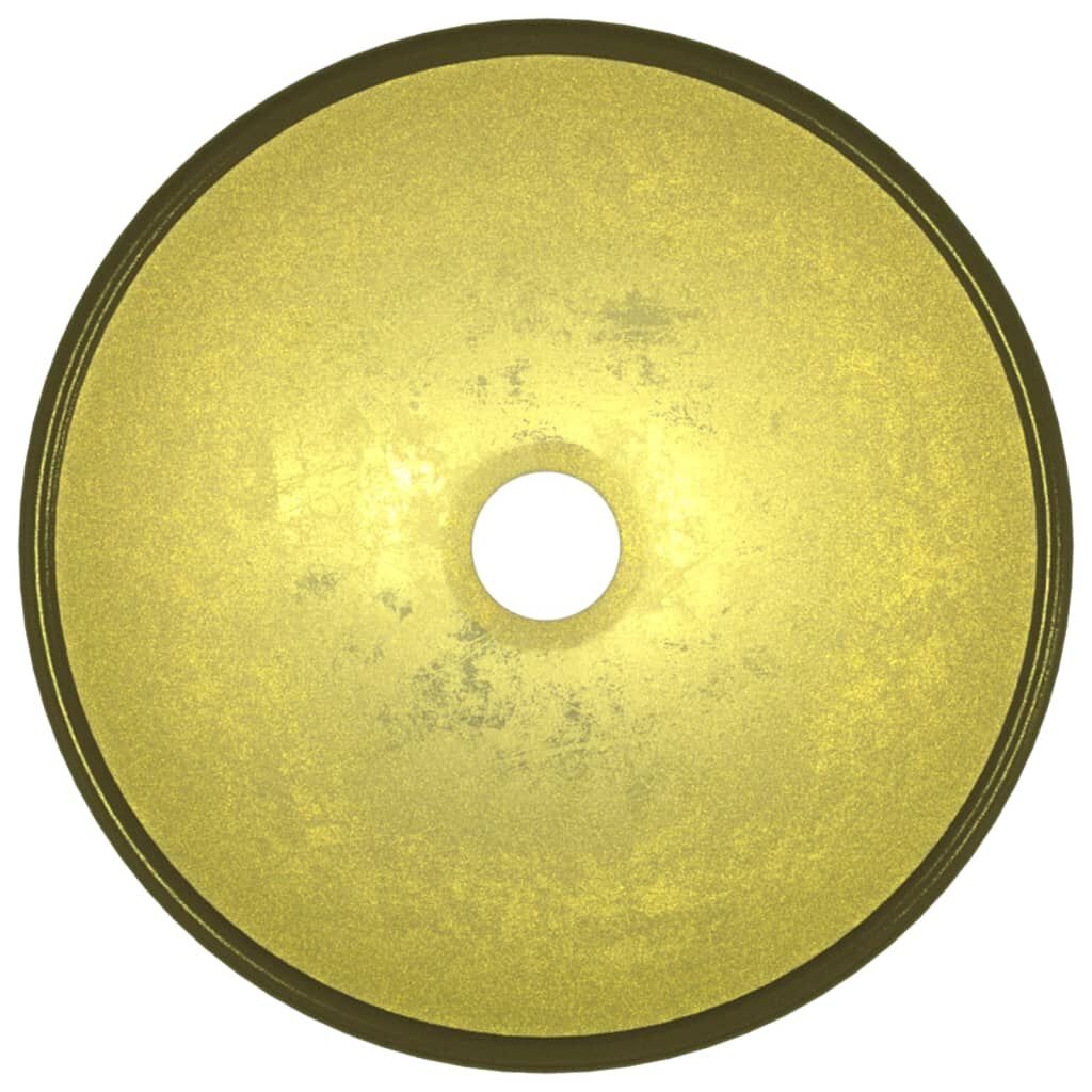 vidaXL Gouden Glas Wasbak 30cm - Beschadigd - 62% Korting!