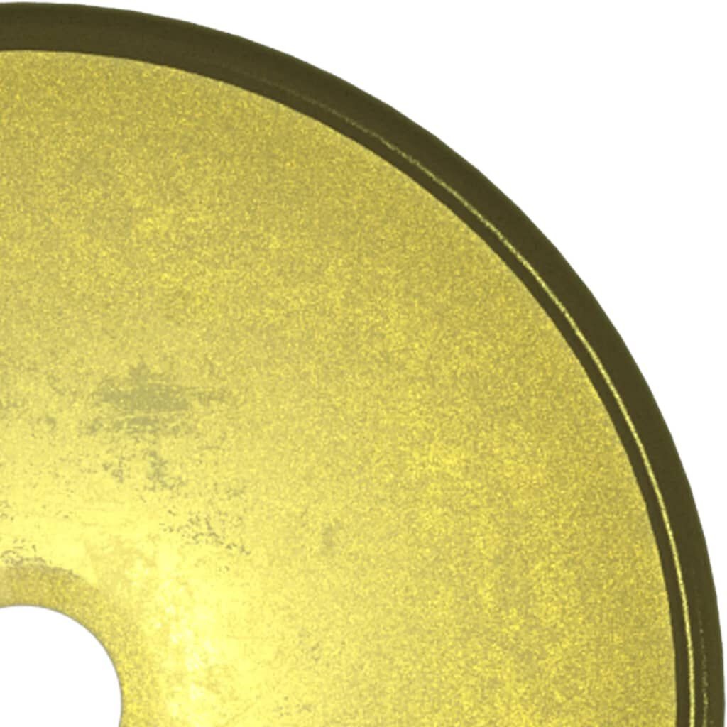 vidaXL Gouden Glas Wasbak 30cm - Beschadigd - 62% Korting!