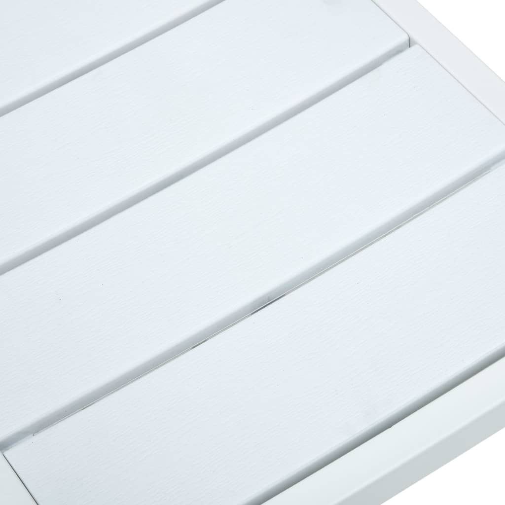 vidaXL Tuinstoelen (4 st) Wit Hout-look - 35% Korting!