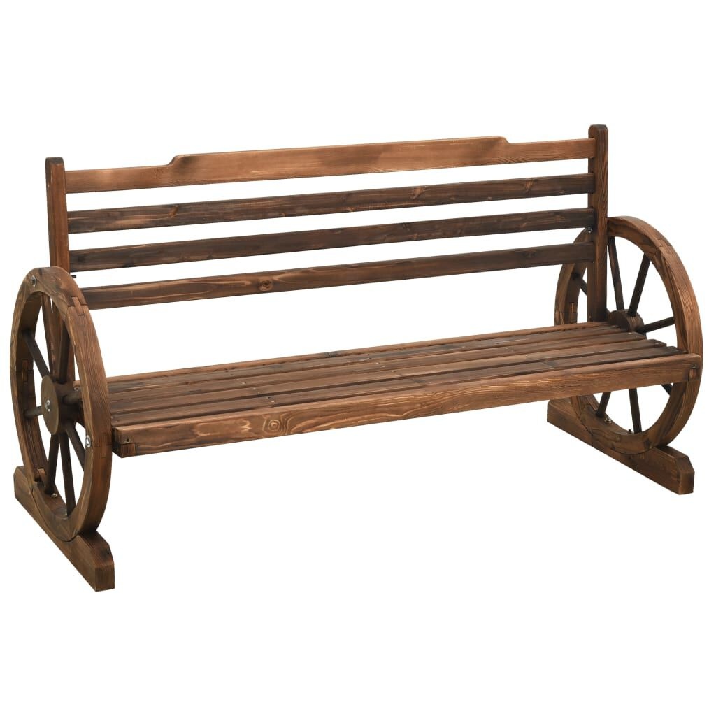 Tuinbank Vurenhout Wagenwiel 142cm - 35% Korting!