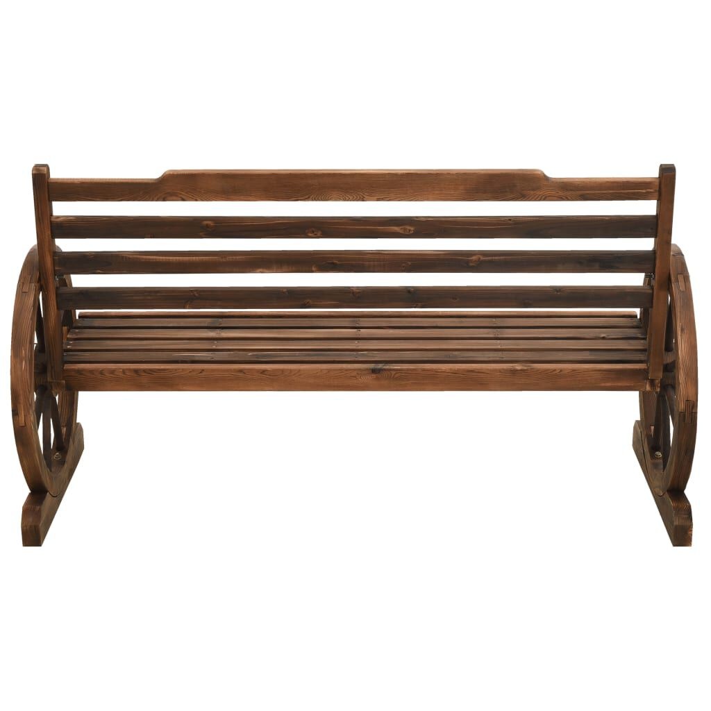 Tuinbank Vurenhout Wagenwiel 142cm - 35% Korting!