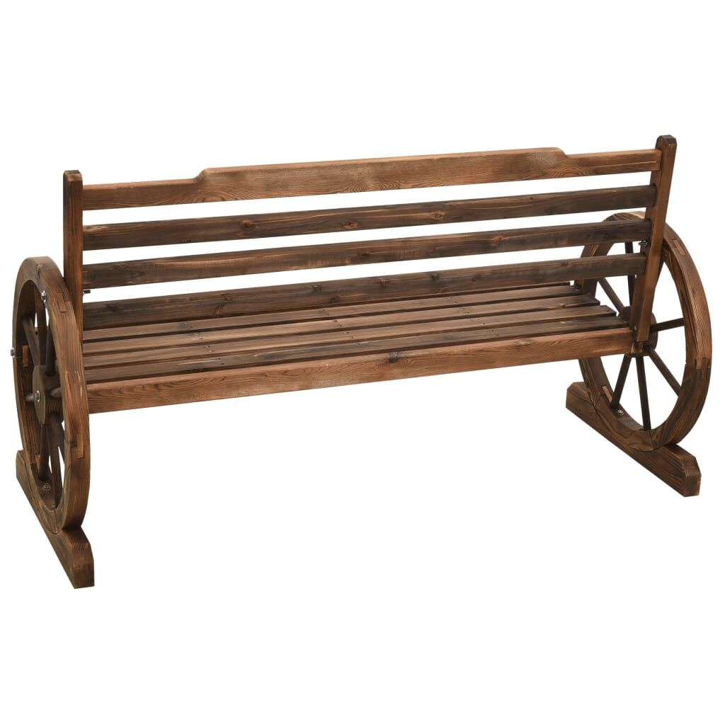 Tuinbank Vurenhout Wagenwiel 142cm - 35% Korting!