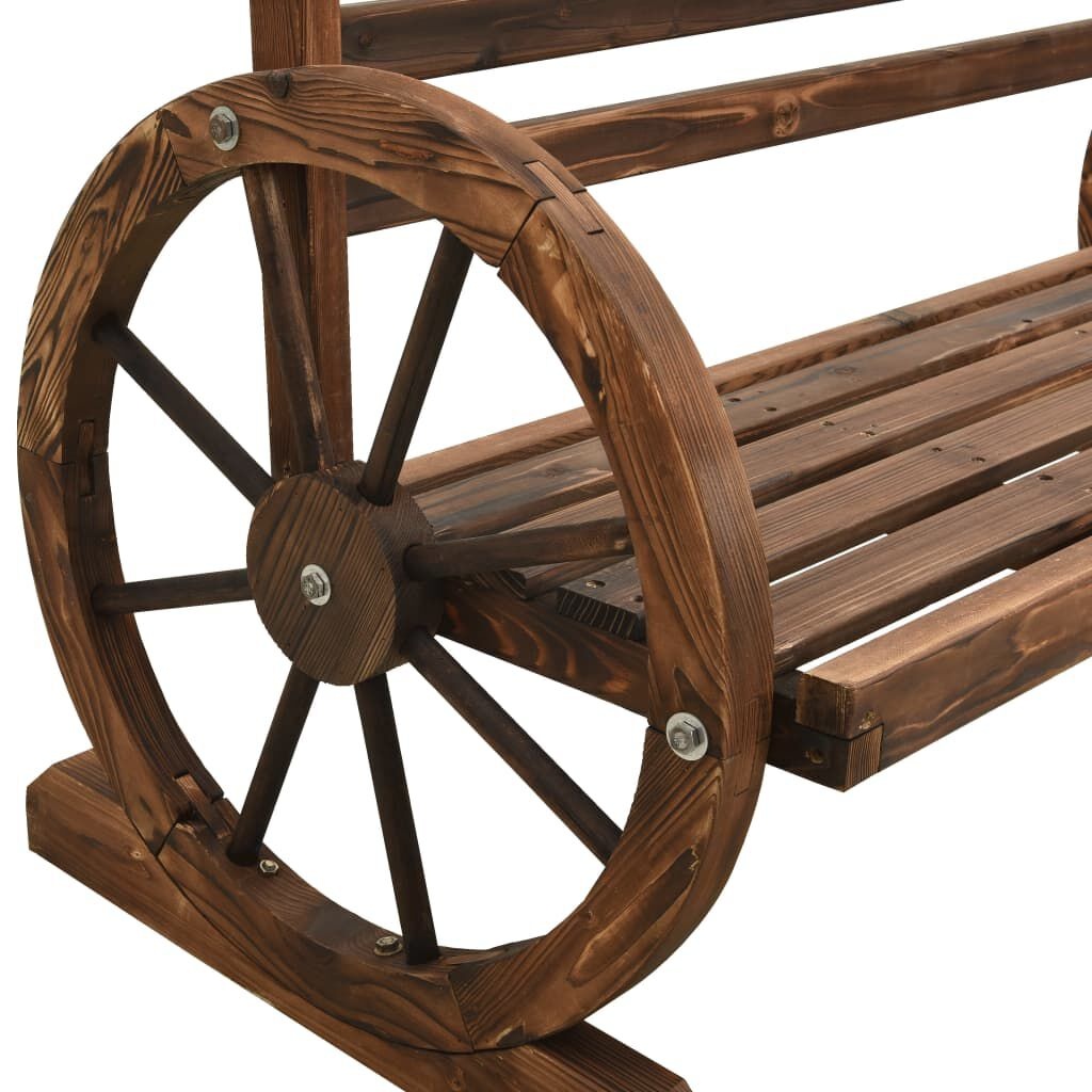 Tuinbank Vurenhout Wagenwiel 142cm - 35% Korting!