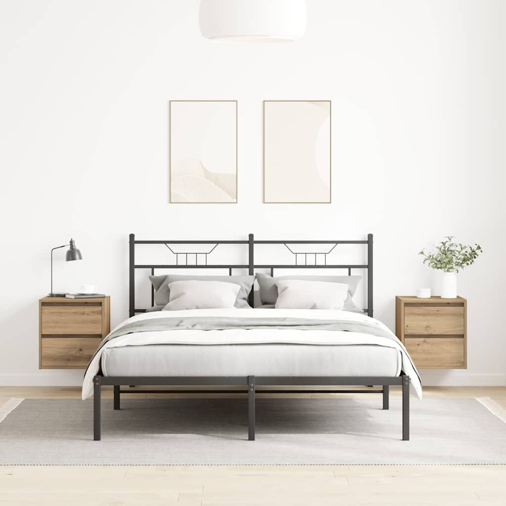 vidaXL Nachtkastjes (2x) Artisan Eiken - 35% Korting!