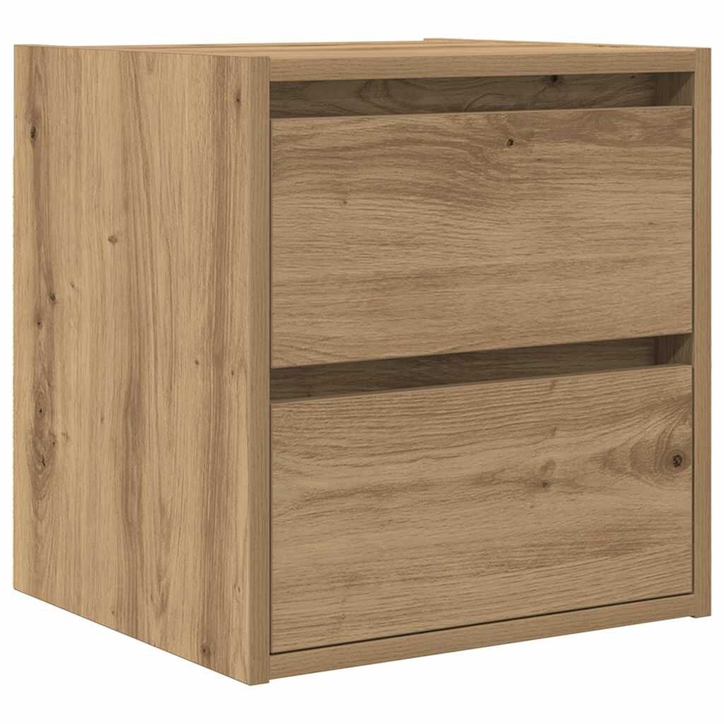 vidaXL Nachtkastjes (2x) Artisan Eiken - 35% Korting!