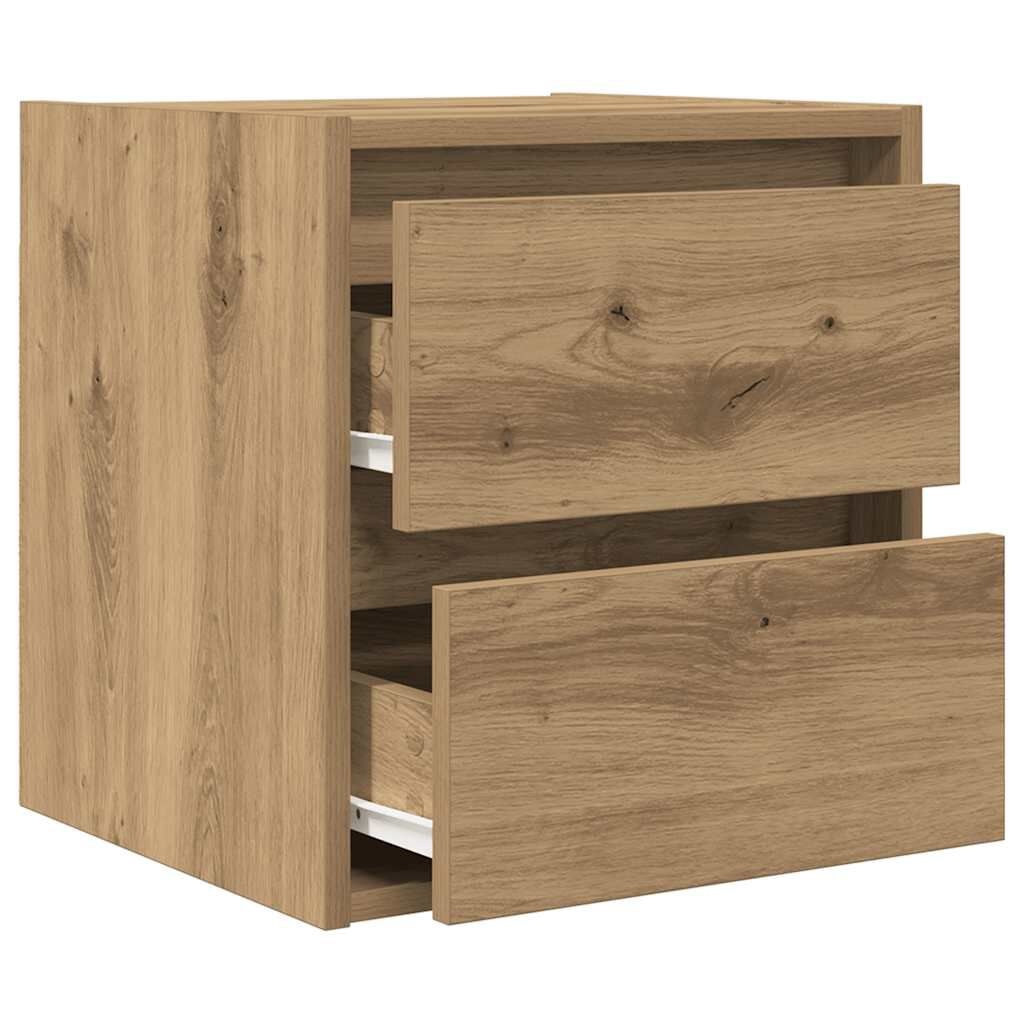 vidaXL Nachtkastjes (2x) Artisan Eiken - 35% Korting!