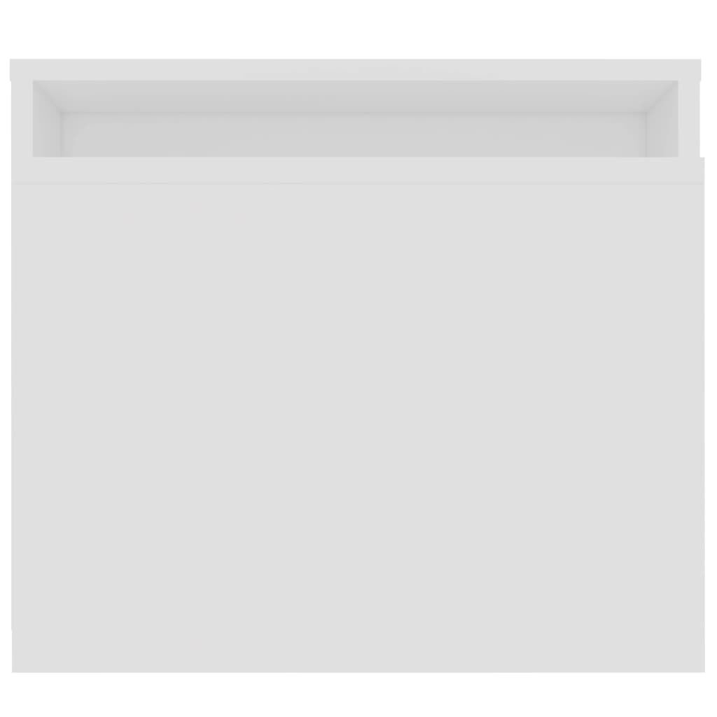 Salontafelset Wit Bewerkt Hout - 100x48x40cm - Nu 35% Korting!