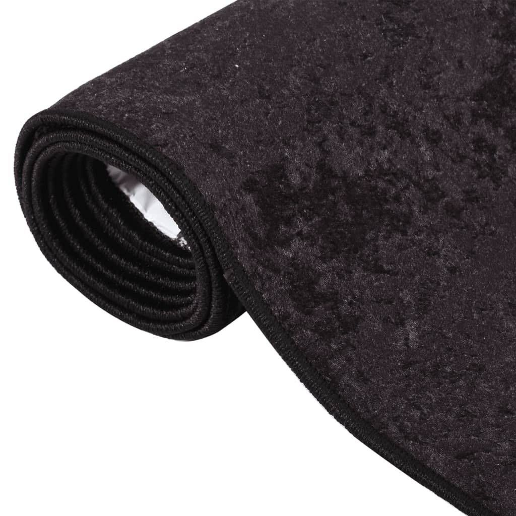 VidaXL Antraciet Vloerkleed 80x150cm - 62% Korting!