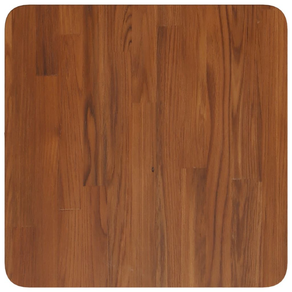 VidaXL Tafelblad Eiken Donkerbruin 40x40cm - 35% Korting!