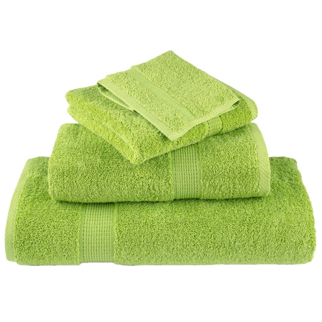 vidaXL Badhanddoeken 10x Appelgroen - 35% Korting!