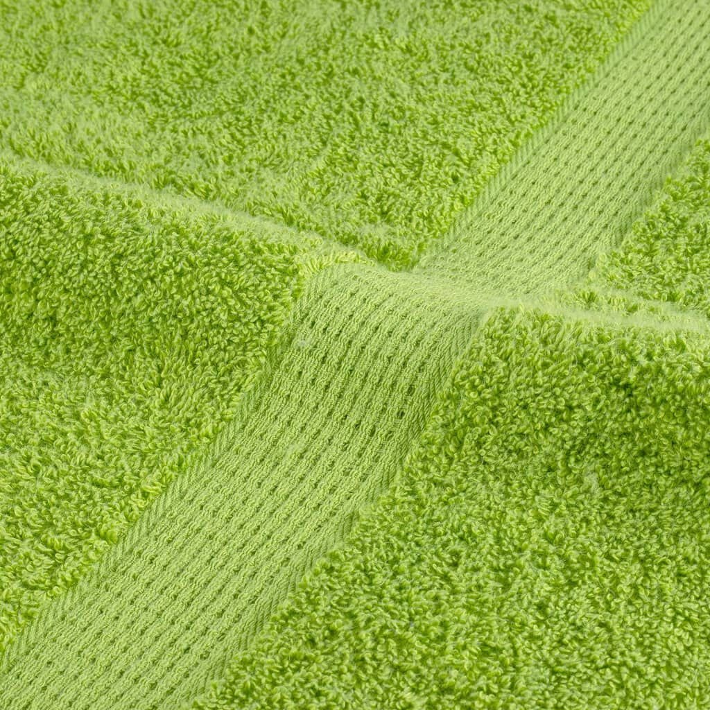 vidaXL Badhanddoeken 10x Appelgroen - 35% Korting!